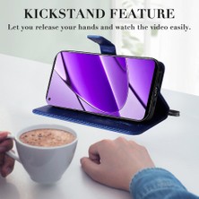 Mellow Shop Realme 11 4g Flip Kickstand Manyetik Kapak Darbeye Kapak Pu (Yurt Dışından)