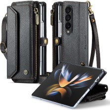 Mellow Shop Samsung Galaxy Z Için Crossbody Durumda Kat 4 5g Cüzdan Kılıf Kadınlar Için Kılıf (Yurt Dışından)