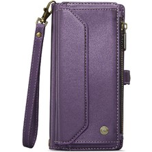 Mellow Shop Samsung Galaxy Z Için Crossbody Durumda Kat 3 5g Kılıf Cüzdan Fermuar Faturaları Için (Yurt Dışından)