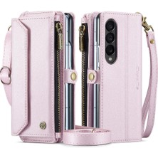 Mellow Shop Samsung Galaxy Z Için Crossbody Durumda Kat 3 5g Kılıf Cüzdan Fermuar Faturaları Için (Yurt Dışından)