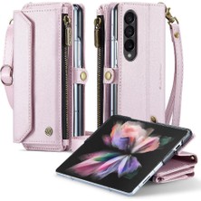 Mellow Shop Samsung Galaxy Z Için Crossbody Durumda Kat 3 5g Kılıf Cüzdan Fermuar Faturaları Için (Yurt Dışından)