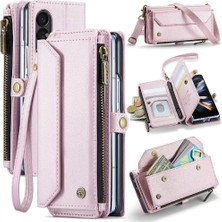 Mellow Shop Samsung Galaxy Z Için Crossbody Durumda Kat 4 5g Cüzdan Kılıf Kadınlar Için Kılıf (Yurt Dışından)