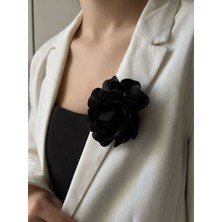 Chance Gift Elegant Iğneli Yaka Çiçeği Kumaş Çiçek Broş Kumaş Yaka Gülü Ceket Elbise Şapka Için Şık Aksesuar