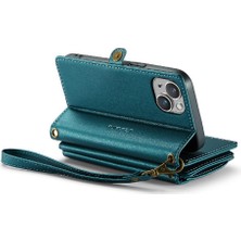 Mellow Shop Kadınlar Için Crossbody Durumda iphone 14 Artı Cüzdan Durumda Cüzdan Fermuar (Yurt Dışından)