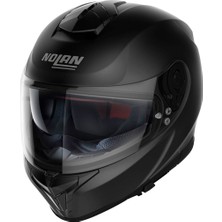 Nolan N80.8 Classic N-Com Kapalı Kask 010 (Mat Siyah)