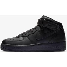 Nike Air Force 1 Mid Erkek Siyah Günlük Ayakkabı