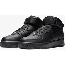 Nike Air Force 1 Mid Erkek Siyah Günlük Ayakkabı