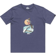 Quiksilver Neverending Surf Youth Erkek Çocuk Mavi Tişört