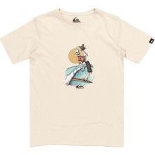 Quiksilver Neverending Surf Youth Erkek Çocuk Bej Tişört