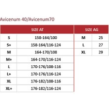 Avicenum Ccl Support Phlebo 70  --- 10-17 mm/Hg Diz Üstü  Düşük Basınç Varis Çorabı  23-25 / 25-27 / M - Xl Beden