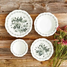 Bella Maison Isabella Stoneware 48 Parça 12 Kişilik Yemek Takımı Yeşil