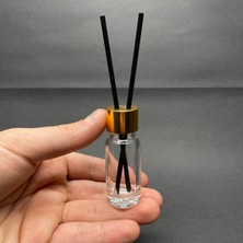 Labshop41 Cam Bambu Oda Kokusu Şişesi 10 ml , Çubuklu Bambu Oda Kokusu Şişesi 10CC  x 3 Adet