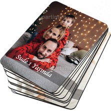 Parti Buketi Kişiye Özel Buzdolabı Magneti Fotoğraflı Magnet 18 Adet 7x5 cm