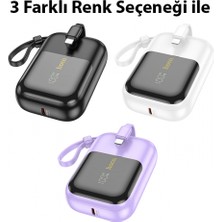 Hoco 22.5W 10.000MAH Dijital Göstergeli Dahili Type-C Lightning Powerbank