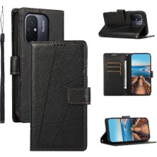 Mays Shop Xiaomi Redmi 12C Darbeye Şok Emici Üç Kart Yuvaları Için Flip Case (Yurt Dışından)