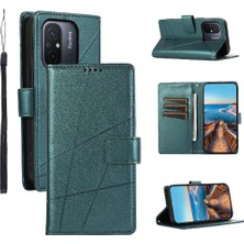 Mays Shop Xiaomi Redmi 12C Darbeye Şok Emici Üç Kart Yuvaları Için Flip Case (Yurt Dışından)