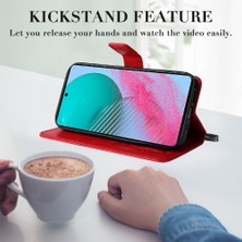 Mays Shop Samsung Galaxy M54 Flip Kickstand Için Kılıf Kart Yuvası Standı ile Darbeye (Yurt Dışından)