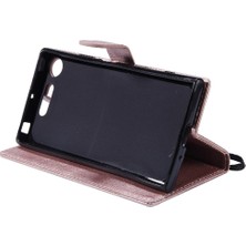 Mays Shop Sony Xperia Xperia Için Flip Case Yüksek Kaliteli Deri Iş Cüzdan Telefon (Yurt Dışından)