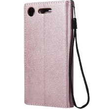 Mays Shop Sony Xperia Xperia Için Flip Case Yüksek Kaliteli Deri Iş Cüzdan Telefon (Yurt Dışından)