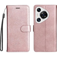 Mays Shop Huawei Huawei Pro Için Flip Case Klasik Düz Renk ile Yüksek Kaliteli Deri (Yurt Dışından)