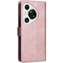 Mays Shop Huawei Huawei Pro Için Flip Case Klasik Düz Renk ile Yüksek Kaliteli Deri (Yurt Dışından)