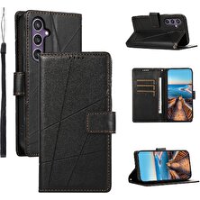 Mays Shop Samsung Galaxy S23 Fe Şok Emici Üç Kart Yuvaları Için Flip Case (Yurt Dışından)