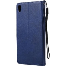 Mays Shop Kart Yuvası ile Sony Xperia Xa Ultra Için Flip Case Yüksek Kalite Deri (Yurt Dışından)