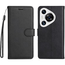 Mays Shop Huawei Huawei Pro Için Flip Case Klasik Düz Renk ile Yüksek Kaliteli Deri (Yurt Dışından)