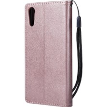 Mays Shop Sony Xperia Xz Için Flip Case Yüksek Kalite Deri Klasik Düz Renk ile (Yurt Dışından)