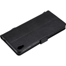 Mays Shop Kart Yuvası ile Sony Xperia Xa Ultra Için Flip Case Yüksek Kalite Deri (Yurt Dışından)