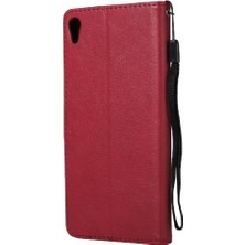 Mays Shop Kart Yuvası ile Sony Xperia Xa Ultra Için Flip Case Yüksek Kalite Deri (Yurt Dışından)