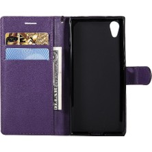 Mays Shop Kart Yuvası ile Sony Xperia Xa1 Için Flip Case Yüksek Kalite Deri Klasik (Yurt Dışından)