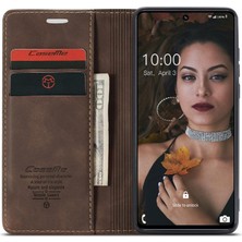 Mays Shop Samsung Galaxy M51 Için Flip Case Kart Yuvası Kickstand Flip Folio Kitap (Yurt Dışından)