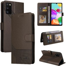 Mays Shop Samsung Galaxy A41 Üç Kart Yuvaları Premium Deri 4 Için Flip Case (Yurt Dışından)