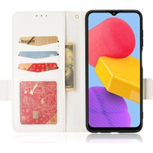 Mays Shop Samsung Galaxy M13 4g Için Kılıf Cüzdan Kart Yuvaları Tutucu Pu Deri Yan (Yurt Dışından)