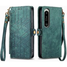 Mays Shop Sony Xperia 1 Iv Flip Kapak Için Flip Case Basit Iş Cüzdan Deri (Yurt Dışından)