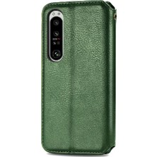 Mays Shop Sony Xperia 1 Iv Için Kılıf Moda Tasarım Deri Kılıf Kapak Çevirin Cüzdan (Yurt Dışından)