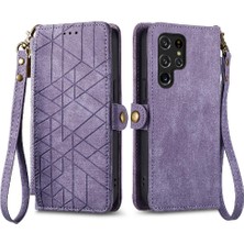 Mays Shop Samsung Galaxy S23 Ultra Cüzdan Darbeye Deri Kılıf Için Flip Case (Yurt Dışından)