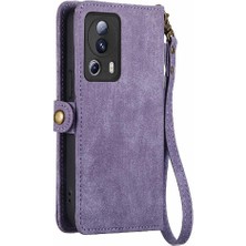 Mays Shop Xiaomi 13 Lite Için Flip Case Kapak Cüzdan Deri Kılıf Darbeye (Yurt Dışından)