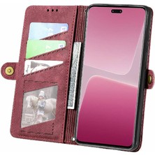 Mays Shop Xiaomi 13 Lite Için Flip Case Kapak Cüzdan Deri Kılıf Darbeye (Yurt Dışından)