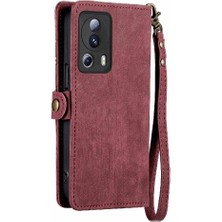 Mays Shop Xiaomi 13 Lite Için Flip Case Kapak Cüzdan Deri Kılıf Darbeye (Yurt Dışından)