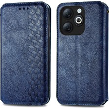 Mays Shop Infinix Akıllı 8 Cüzdan Fonksiyonu Için Kılıf Deri Kılıf Moda Tasarım Flip (Yurt Dışından)