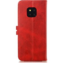 Mays Shop Huawei Mate 20 Pro Için Cüzdan Durumda Kart Tutucu Manyetik Kapatma Kabartmalı (Yurt Dışından)