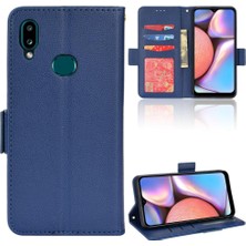 Mays Shop Samsung Galaxy A10S Manyetik Yan Toka Cüzdan Kart Yuvaları Tutucu (Yurt Dışından)