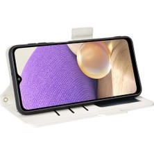 Mays Shop Samsung Galaxy A13 4g Için Kılıf Cüzdan Yan Toka Manyetik Pu Deri Kart (Yurt Dışından)