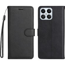 Mays Shop Onur X8 5g Iş Cüzdan Telefon Kılıfı Için Flip Case Klasik Düz Renk (Yurt Dışından)