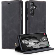 Mays Shop Samsung Galaxy A35 5g Için Flip Case Vintage Pu Deri Cüzdan Kılıf Kartı (Yurt Dışından)