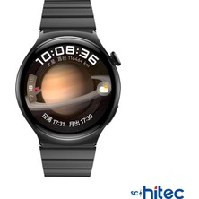 Schitec Watch 4 Amoled Ekran Android Ios Harmonyos Uyumlu Akıllı Saat Siyah