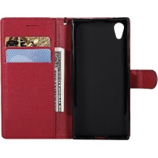 Mays Shop Kart Yuvası ile Sony Xperia Xa1 Için Flip Case Yüksek Kalite Deri Klasik (Yurt Dışından)