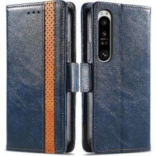 Mays Shop Sony Xperia 1 Iv Çoklu Kart Yuvası Çok Renkli Iş Cüzdanı Için Flip Case (Yurt Dışından)